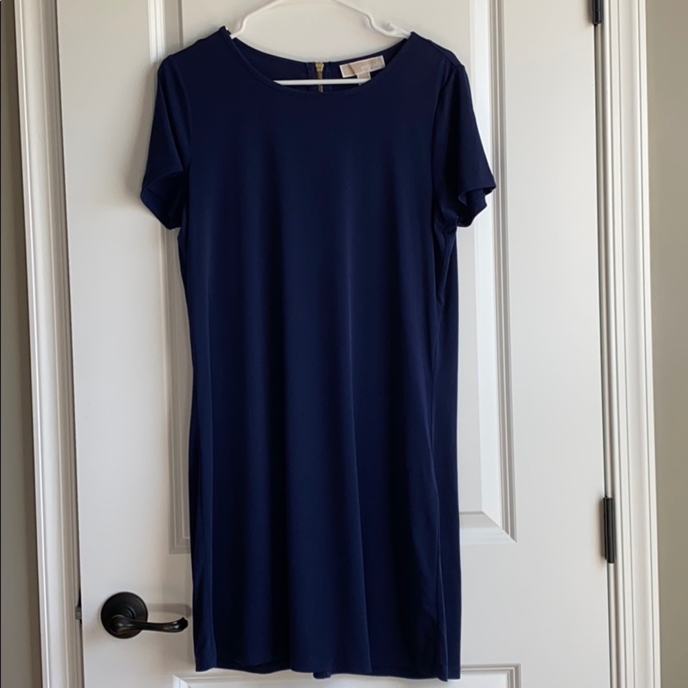 Michael Kors navy short sleeve dress size medium
